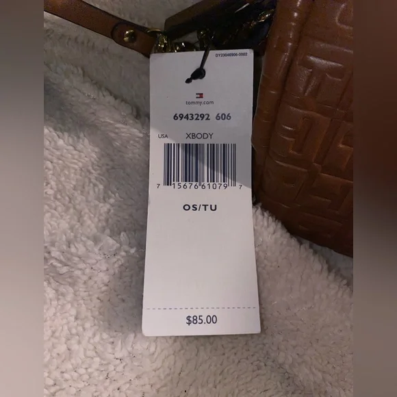 Tommy Hilfiger leather purse with coin / wallet department, crossbody purse - Picture 5 of 5